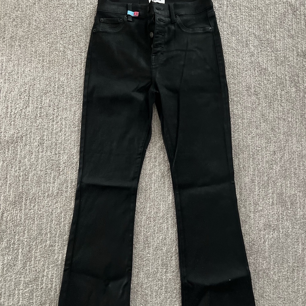 Pistola Black Flare Wide Leg Jeans